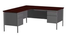 Steel & Metal Desks Hirsh Industries 66" x 72" Corner Left Return