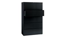 Lateral File Cabinets Hirsh Industries 42in W Five Drawer Lateral File