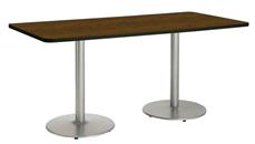 Conference Tables KFI Seating 8ft W x 36in H x 36in D Conference Table, Round Base