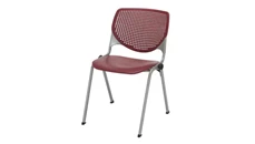 Stackable Meeting Chairs KFI Seating Poly Stack Chair with Perforated Back