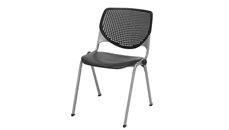 Stackable Meeting Chairs KFI Seating Poly Stack Chair with Perforated Back