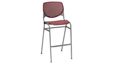 Bar Height Stools KFI Seating Poly Stack Chair with Perforated Back