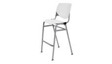 Bar Height Stools KFI Seating Poly Stack Chair with Perforated Back
