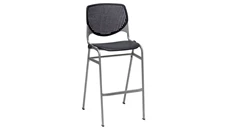 Bar Height Stools KFI Seating Poly Stack Chair with Perforated Back