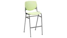 Bar Height Stools KFI Seating Poly Stack Chair with Perforated Back