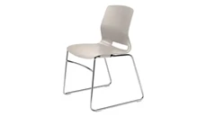 Stackable Meeting Chairs KFI Seating Sled Base Office Stack Chair