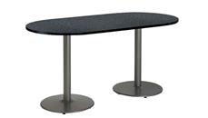 Conference Tables KFI Seating 6ft x 30in RaceTrack Pedestal Table