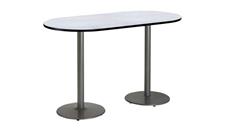 Conference Tables KFI Seating 6ft x 30in RaceTrack Pedestal Table