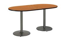 Conference Tables KFI Seating 6ft x 30in RaceTrack Pedestal Table