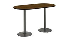 Conference Tables KFI Seating 6ft x 30in RaceTrack Pedestal Table
