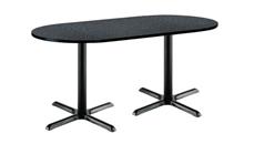 Conference Tables KFI Seating 6ft x 30in RaceTrack Pedestal Table