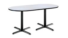 Conference Tables KFI Seating 6ft x 30in RaceTrack Pedestal Table