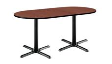 Conference Tables KFI Seating 6ft x 30in RaceTrack Pedestal Table