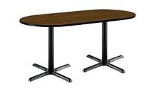 Conference Tables KFI Seating 6ft x 30in RaceTrack Pedestal Table