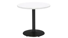 Cafeteria Tables KFI Seating 36in H x 30in Diameter Round Breakroom Table, Round Base