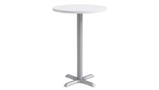 Cafeteria Tables KFI Seating 30in Round, Bar Height, Pedestal Table