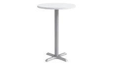 Cafeteria Tables KFI Seating 30in Round, Bar Height, Pedestal Table