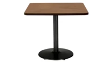 Cafeteria Tables KFI Studios 36in H x 30in W x 30in D Square Breakroom Table, Round Base