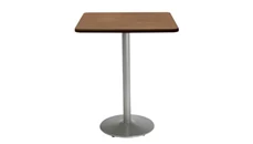 Cafeteria Tables KFI Studios 36in H x 30in W x 30in D Square Breakroom Table, Round Base