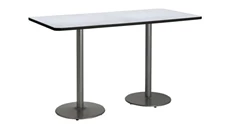 Conference Tables KFI Seating 6ft x 36in Pedestal Table