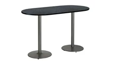 Conference Tables KFI Seating 6ft x 36in RaceTrack Pedestal Table