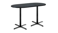 Conference Tables KFI Seating 6ft W x 36in D x 42in H Racetrack Pedestal Table