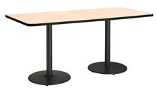 Conference Tables KFI Seating 8ft W x 36in H x 36in D Conference Table, Round Base