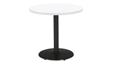 Cafeteria Tables KFI Seating 36in H x 36in Diameter Round Breakroom Table, Round Base