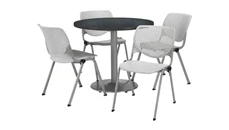 Cafeteria Tables KFI Seating Cafeteria Table with 4 Chairs