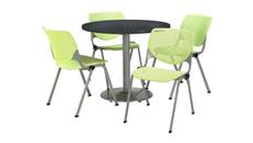 Cafeteria Tables KFI Seating Cafeteria Table with 4 Chairs