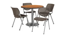 Cafeteria Tables KFI Seating Cafeteria Table with 4 Chairs