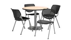 Cafeteria Tables KFI Seating Cafeteria Table with 4 Chairs