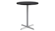 Cafeteria Tables KFI Seating 36in Round, Bar Height, Pedestal Table