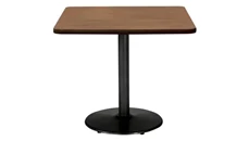 Cafeteria Tables KFI Studios 36in H x 36in W x 36in D Square Breakroom Table, Round Base