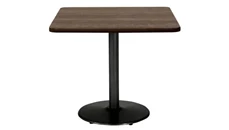 Cafeteria Tables KFI Seating 36in H x 36in W x 36in D Square Breakroom Table, Round Base