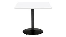 Cafeteria Tables KFI Seating 36in H x 36in W x 36in D Square Breakroom Table, Round Base