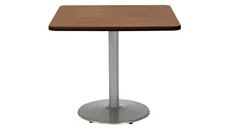 Cafeteria Tables KFI Studios 36in H x 36in W x 36in D Square Breakroom Table, Round Base