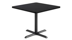 Cafeteria Tables KFI Seating 36in Square Pedestal Table