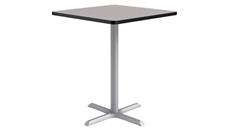 Cafeteria Tables KFI Seating 36in Square, Bar Height, Pedestal Table