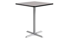 Cafeteria Tables KFI Seating 36in Square, Bar Height, Pedestal Table