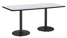 Conference Tables KFI Seating 8ft W x 36in H x 42in D Conference Table, Round Base
