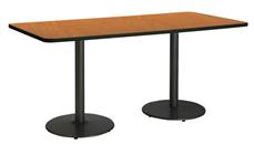 Conference Tables KFI Seating 8ft W x 36in H x 42in D Conference Table, Round Base