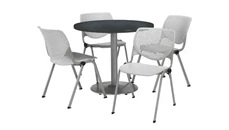 Cafeteria Tables KFI Seating Cafeteria Table with 4 Chairs