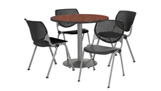 Cafeteria Tables KFI Studios Cafeteria Table with 4 Chairs