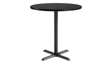 Cafeteria Tables KFI Seating 42in Round, Bar Height, Pedestal Table