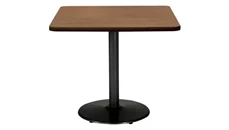 Cafeteria Tables KFI Seating 36in H x 42in W x 42in D Square Breakroom Table, Round Base