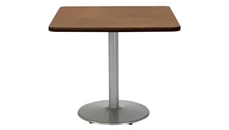 Cafeteria Tables KFI Seating 36in H x 42in W x 42in D Square Breakroom Table, Round Base