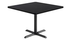 Cafeteria Tables KFI Seating 42in Square Pedestal Table