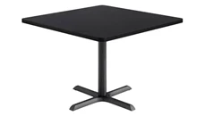 Cafeteria Tables KFI Seating 42in Square Pedestal Table