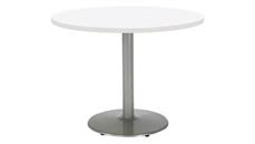 Cafeteria Tables KFI Seating 36in H x 48in Diameter Round Breakroom Table, Round Base